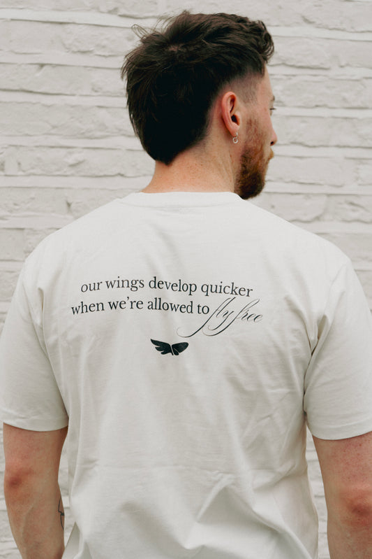 Fly Free Unisex T-shirt (Ecru)