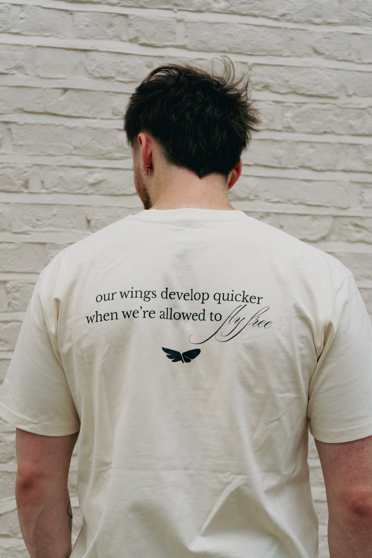 Fly Free Unisex T-shirt (Ecru)