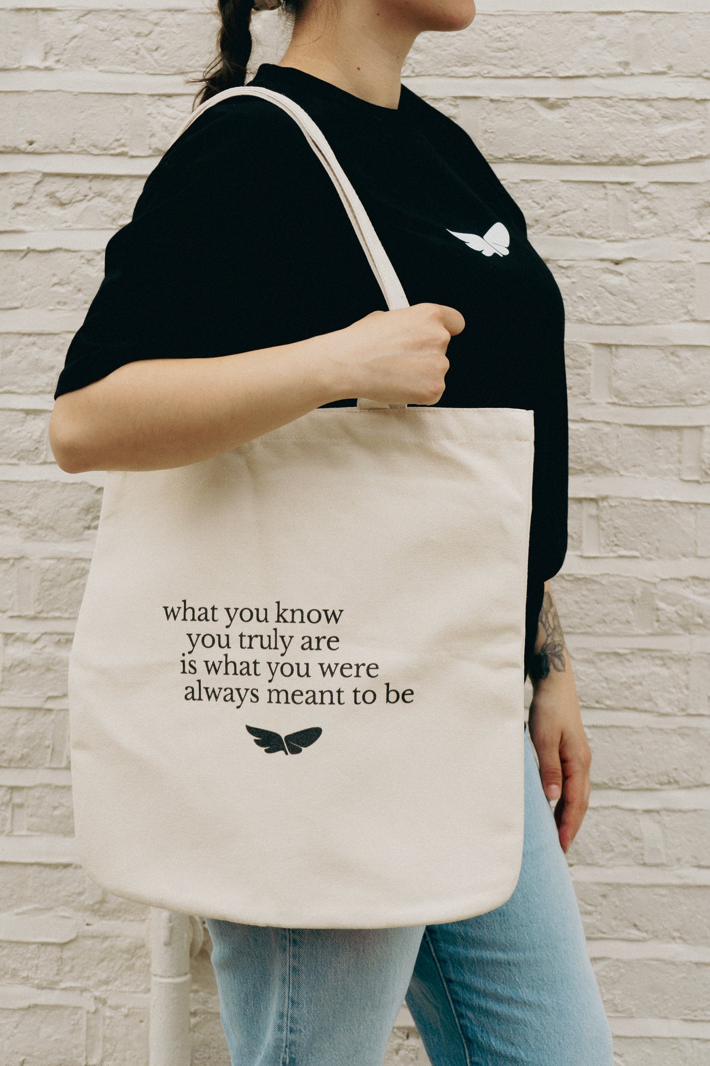 Meant To Be Tote Bag (Natural)