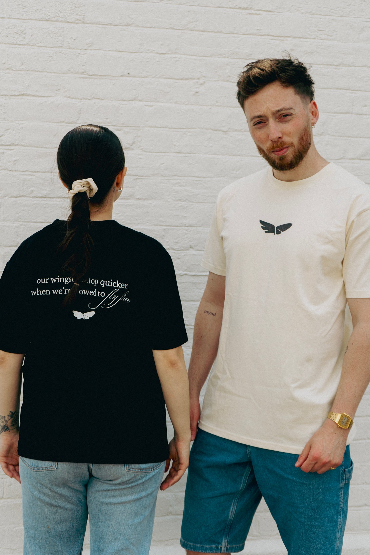 Fly Free Unisex T-shirt (Ecru)