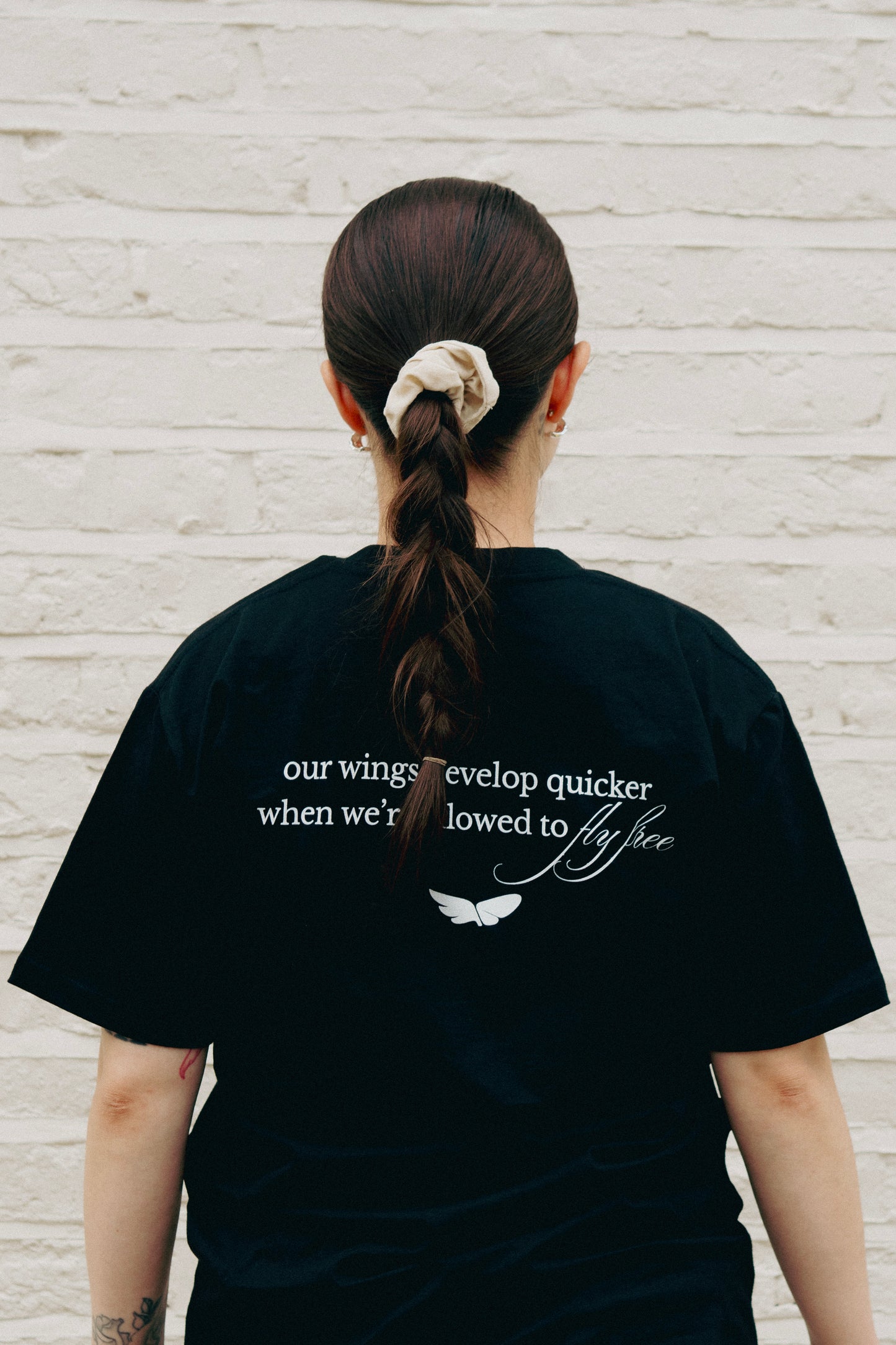 Fly Free Unisex T-shirt (Black)