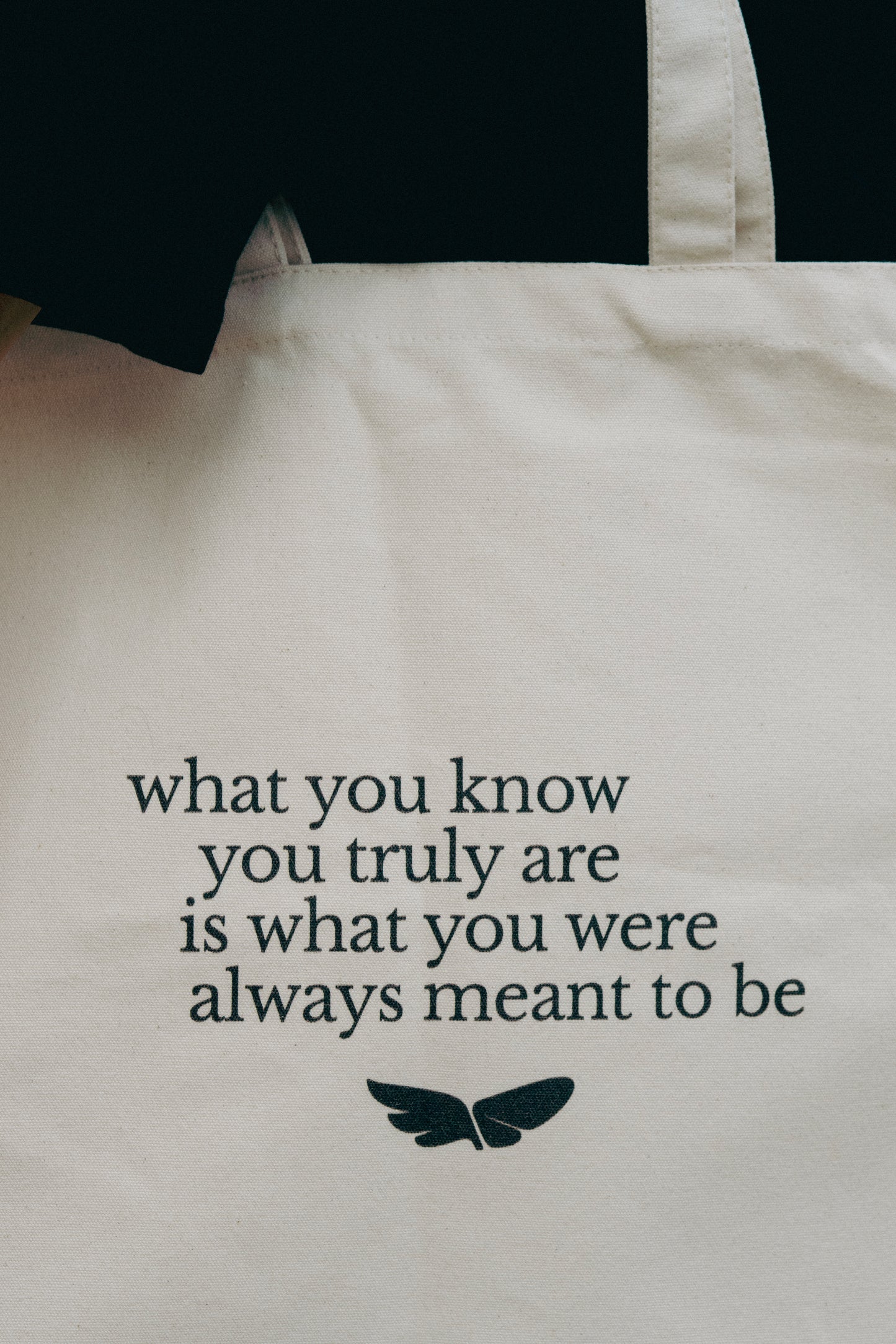 Meant To Be Tote Bag (Natural)