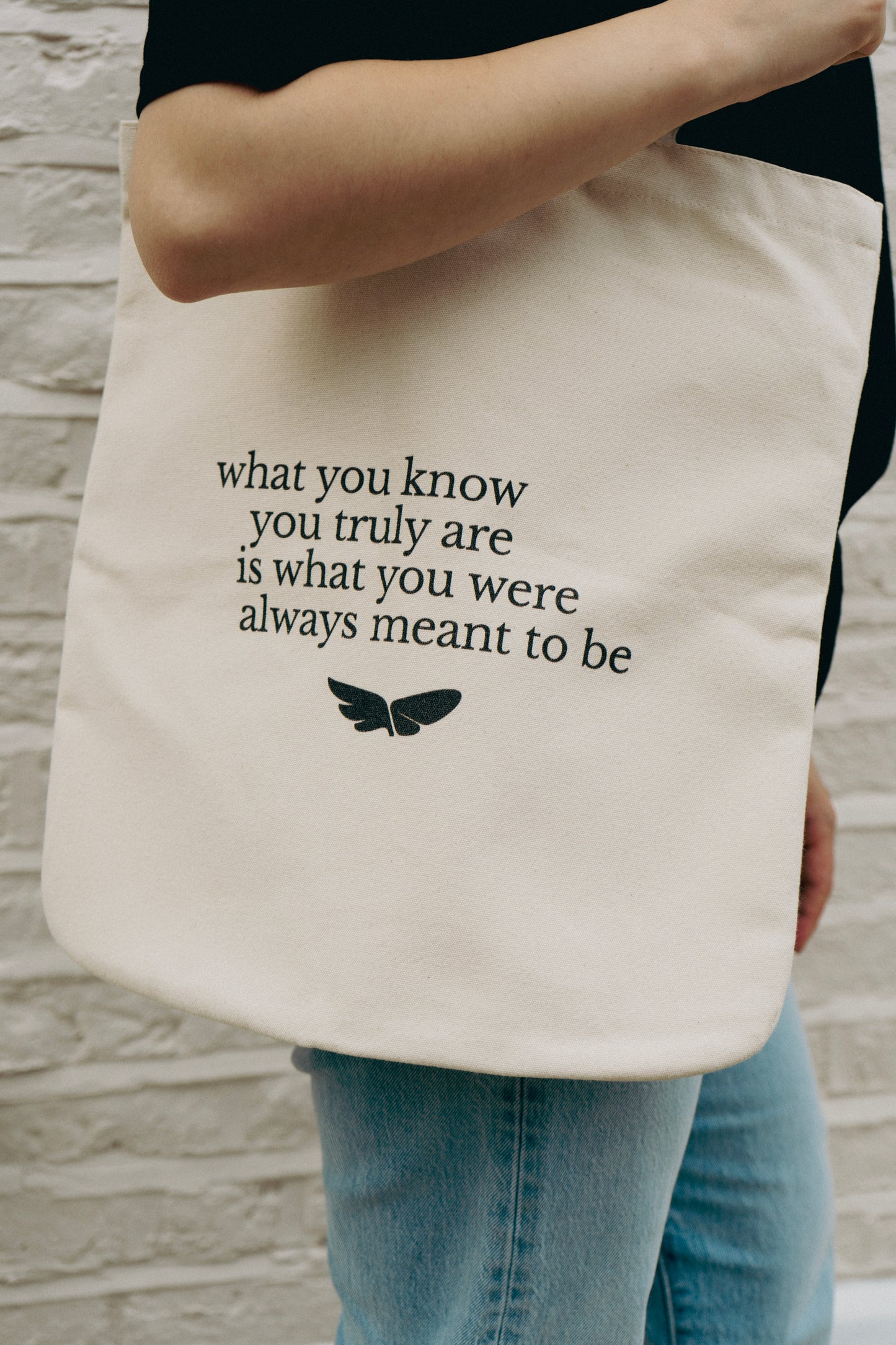Meant To Be Tote Bag (Natural)